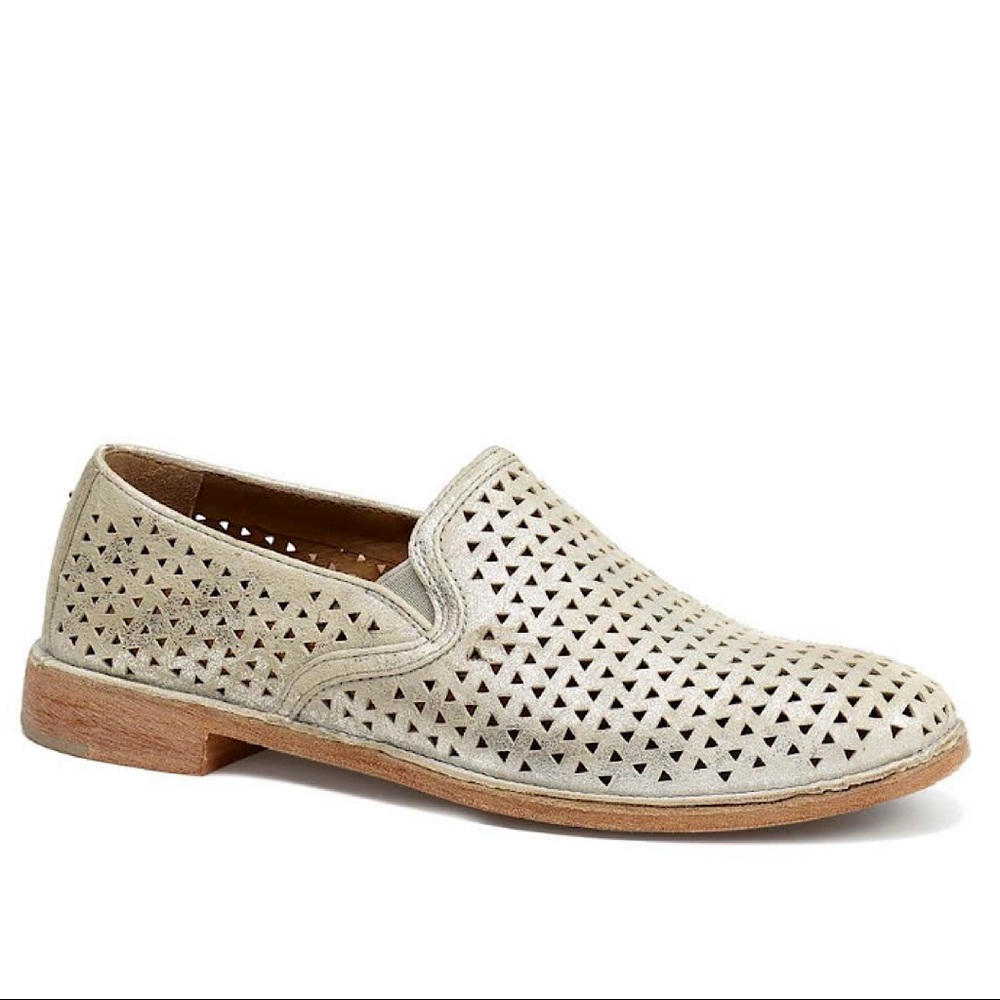 Trask Ali Perforated Slip-On Leather Loafer